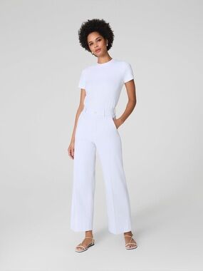 SPANX White Wide-Leg pants